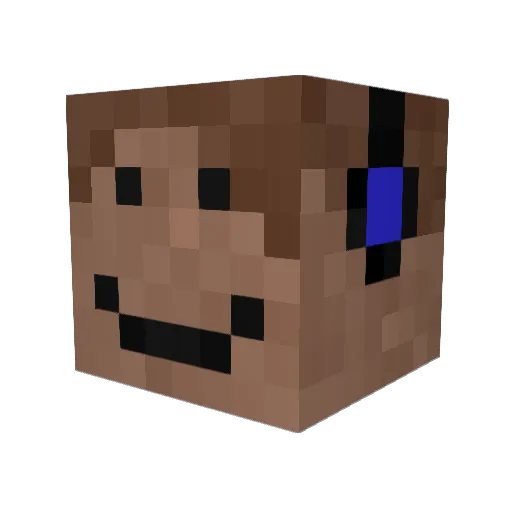 OG_Pav Minecraft avatar head, 3D render