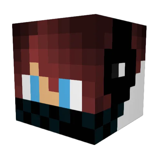 OG_SP1R1T_ Minecraft avatar head, 3D render