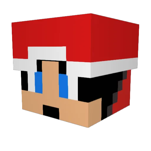 OG_Silencer Minecraft avatar head, 3D render