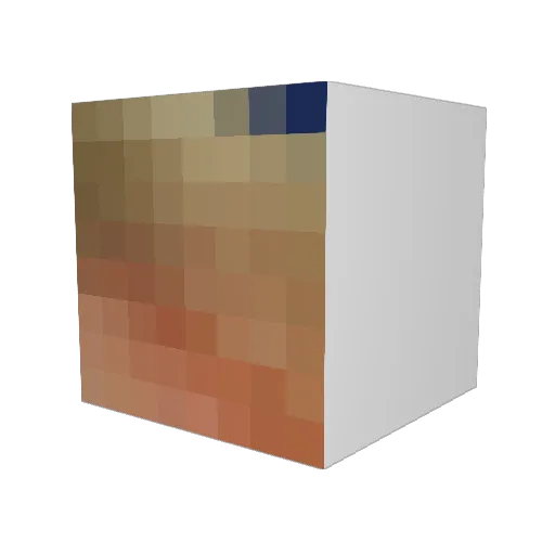 OG_WOMEN_LORD Minecraft avatar head, 3D render