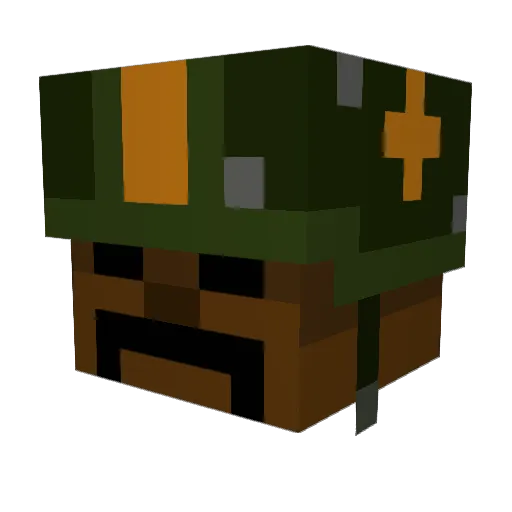 OGaLLy Minecraft avatar head, 3D render