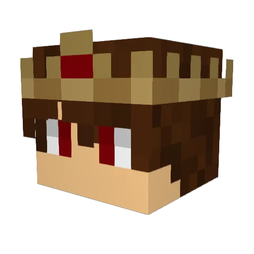 OGabris Minecraft avatar head, 3D render