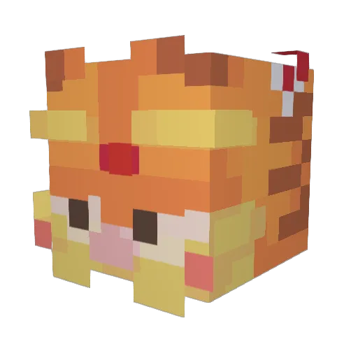OGgrizzyBone Minecraft avatar head, 3D render