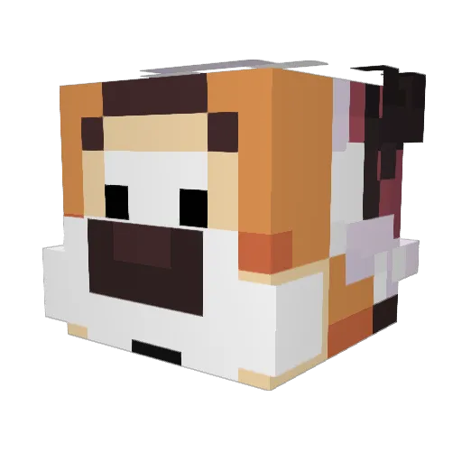 OGkuz Minecraft avatar head, 3D render