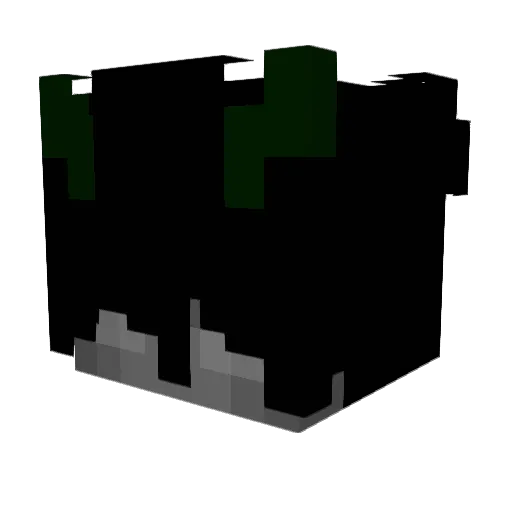 OGreez Minecraft avatar head, 3D render