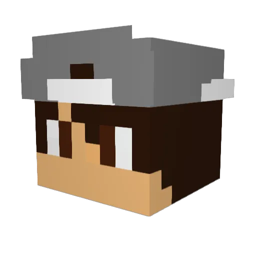 OGtheSavage Minecraft avatar head, 3D render