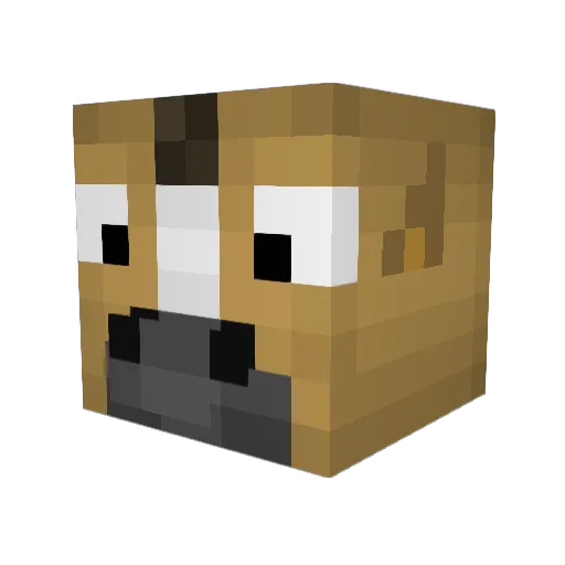 OGxSTALKER Minecraft avatar head, 3D render