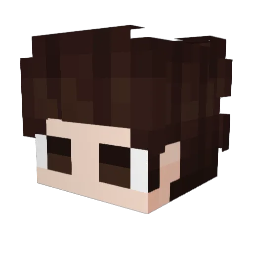 OHARENS Minecraft avatar head, 3D render