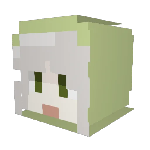 OHEUNBIN Minecraft avatar head, 3D render