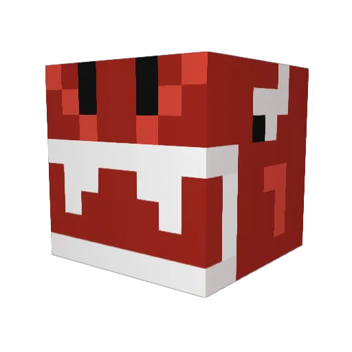 OHGUTAK Minecraft avatar head, 3D render
