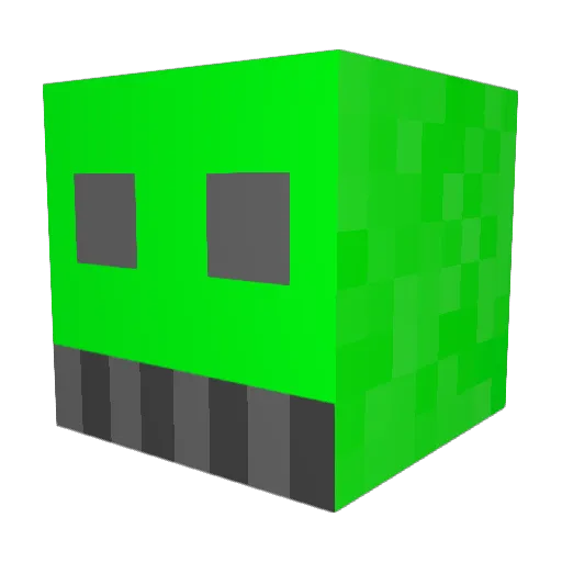 OHIOMAN67 Minecraft avatar head, 3D render