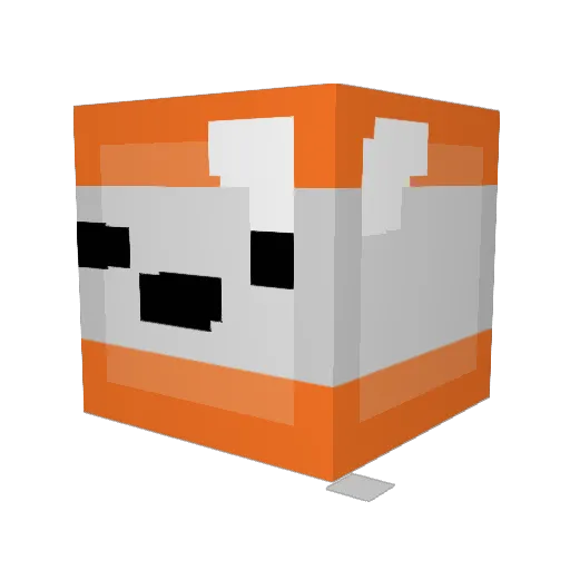 OHMYGODKILL Minecraft avatar head, 3D render