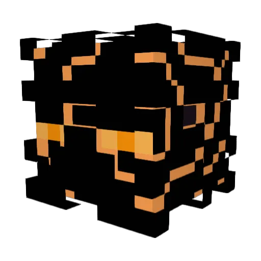 OH_MELLOHI Minecraft avatar head, 3D render