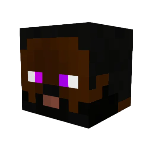 OILILIOLIL0LIOIO Minecraft avatar head, 3D render