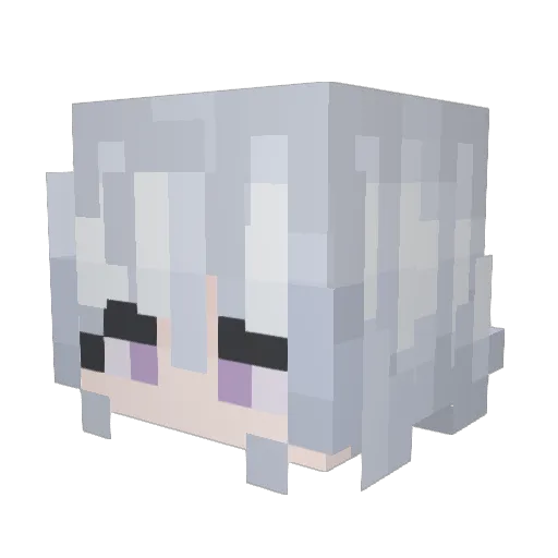 OIMaiq Minecraft avatar head, 3D render