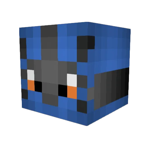 OIVIFG Minecraft avatar head, 3D render