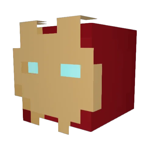 OJBandit Minecraft avatar head, 3D render