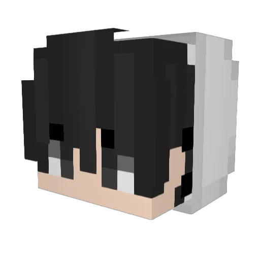 OJLOVEBEL Minecraft avatar head, 3D render