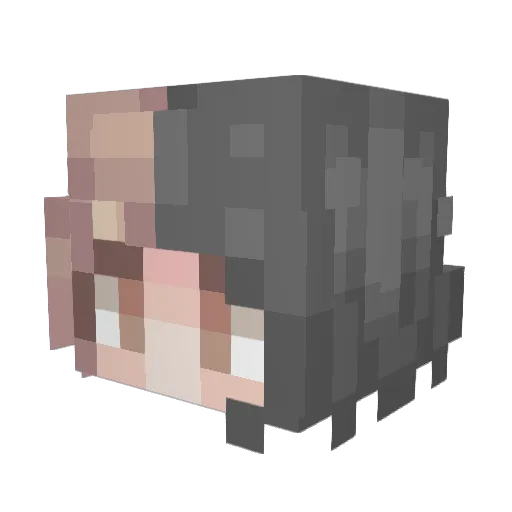 OJOJ905 Minecraft avatar head, 3D render