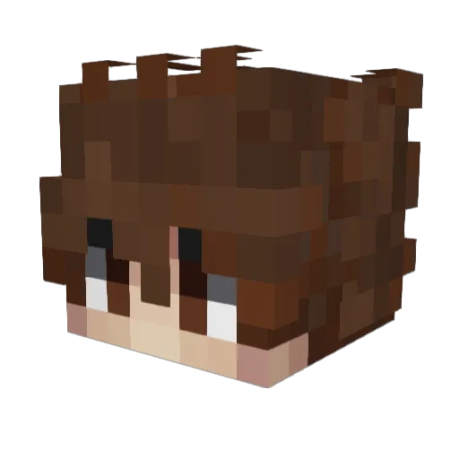 OKAYEDOY Minecraft avatar head, 3D render