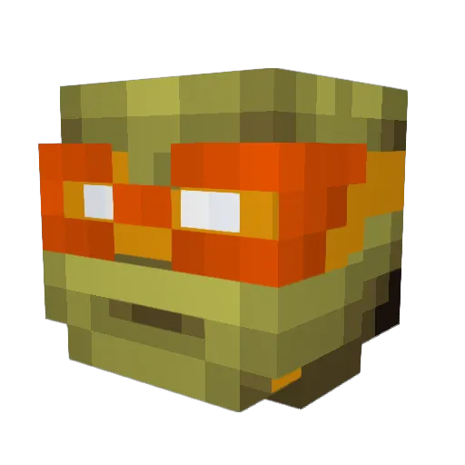 OKROIN Minecraft avatar head, 3D render