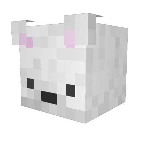 OKReady Minecraft avatar head, 3D render