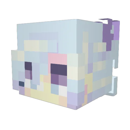 OKuRoOz Minecraft avatar head, 3D render