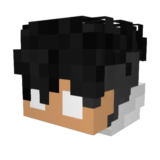 OLDZIK16 Minecraft avatar head, 3D render