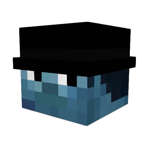 OLDxSTYLE21 Minecraft avatar head, 3D render