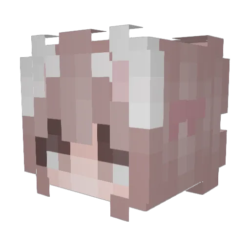 OLEODANG Minecraft avatar head, 3D render