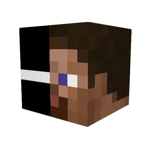 OLIMAN_MC Minecraft avatar head, 3D render