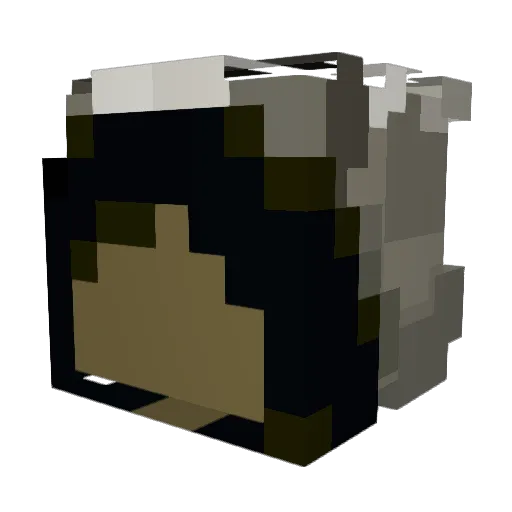 OLIVEIY Minecraft avatar head, 3D render