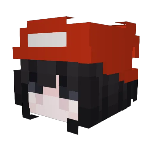 OLIZZZ1 Minecraft avatar head, 3D render