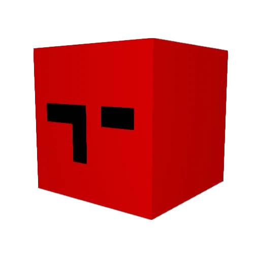 OL_GANG Minecraft avatar head, 3D render