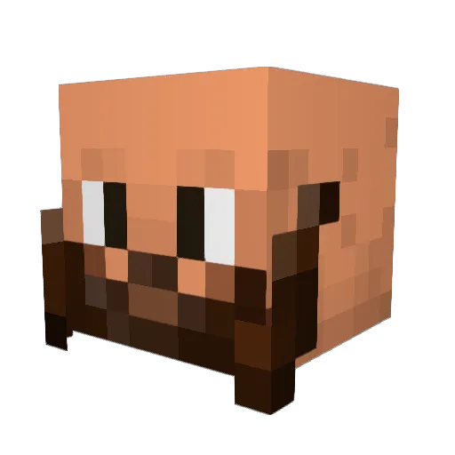 OMAHogan Minecraft avatar head, 3D render