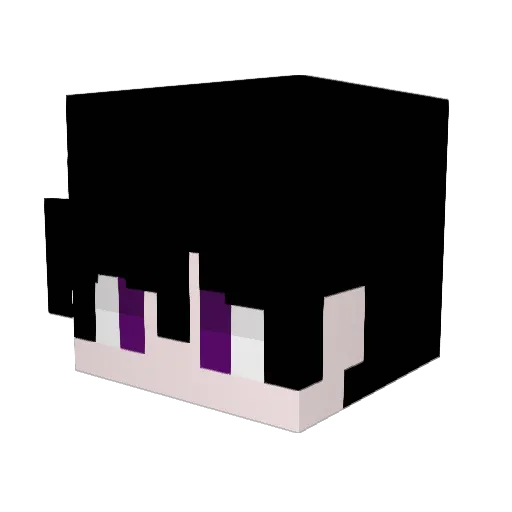 OMAR8K Minecraft avatar head, 3D render