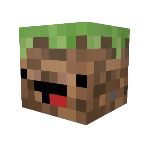OMAR__078 Minecraft avatar head, 3D render