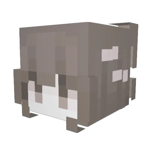 OMENGO Minecraft avatar head, 3D render