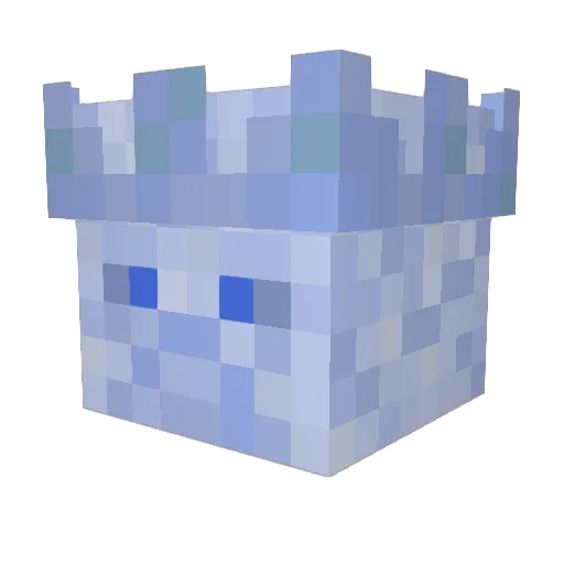 OMER5379 Minecraft avatar head, 3D render