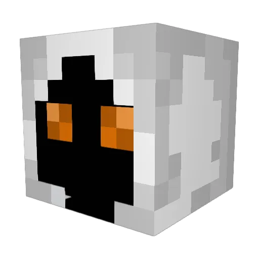 OMFiskeKonge Minecraft avatar head, 3D render