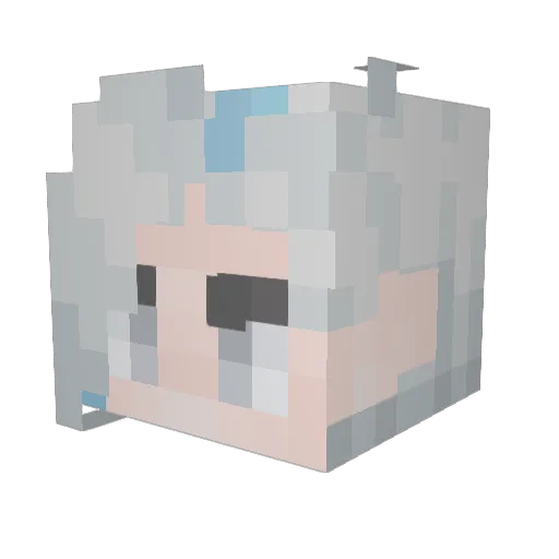 OMGCOBRA Minecraft avatar head, 3D render