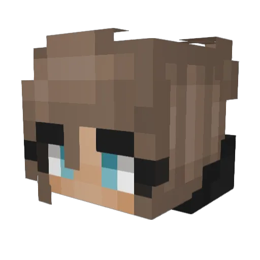 OMGITZME05 Minecraft avatar head, 3D render