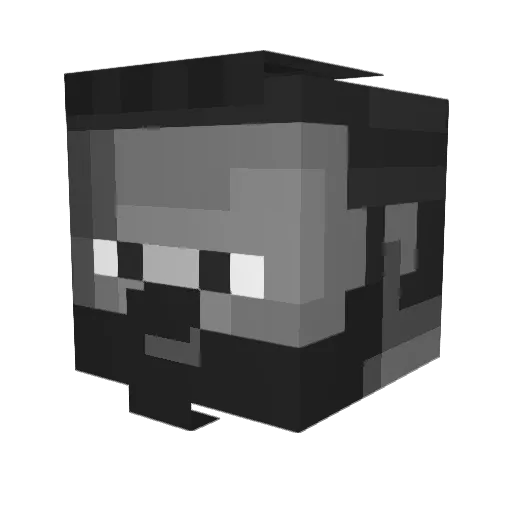 OMGITzGoku Minecraft avatar head, 3D render