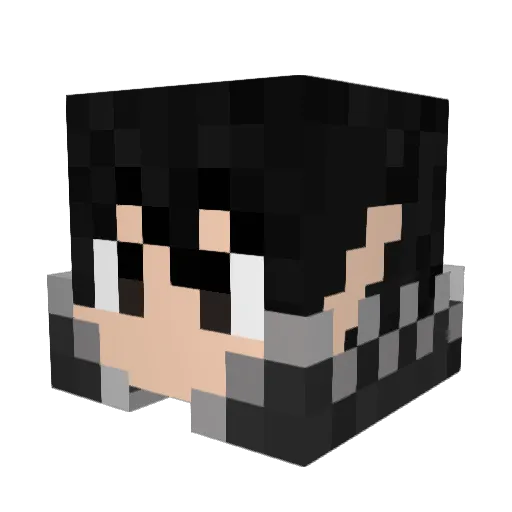 OMGItsEnasty Minecraft avatar head, 3D render
