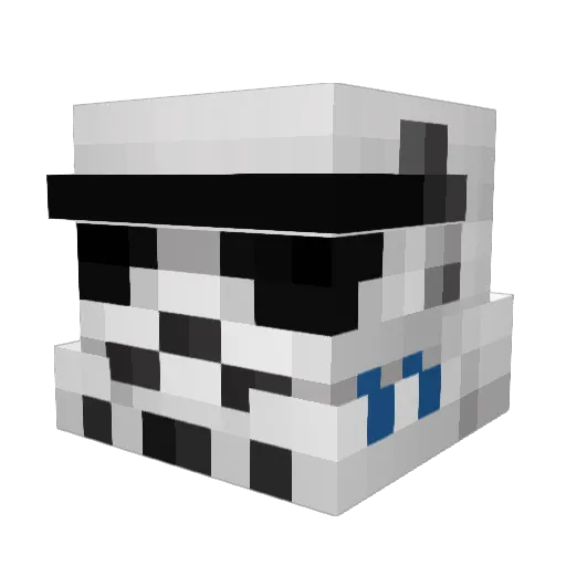 OMGPHazzy Minecraft avatar head, 3D render