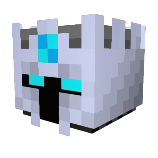 OMGTTweak Minecraft avatar head, 3D render
