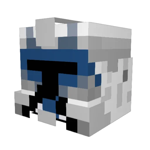 OMGitsAydo Minecraft avatar head, 3D render