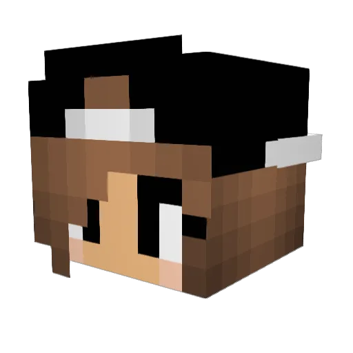 OMGitsMackenzie Minecraft avatar head, 3D render