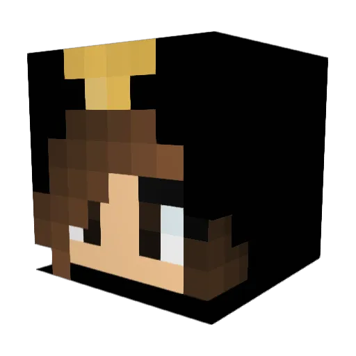 OMGitsTayyy Minecraft avatar head, 3D render