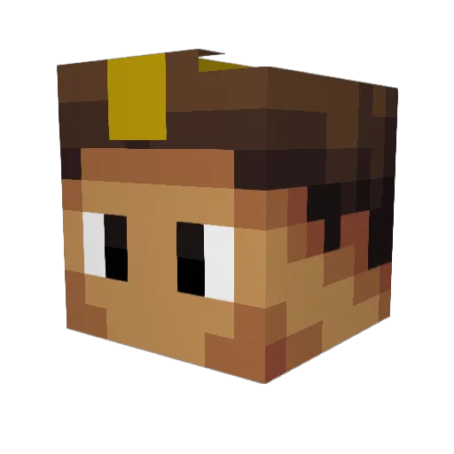 OMGits_Khalid Minecraft avatar head, 3D render